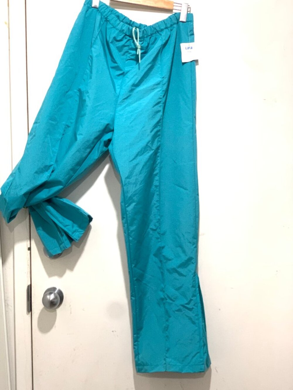 NEW VINTAGE LIFA BY FLETCHER NYLON ACTIVEWEAR PANTS UNISEX SIZE ML/WXL